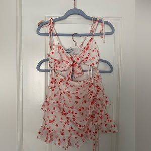 PRINCESS POLLY MATCHING FLORAL SET SIZE: 0